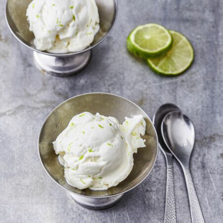 Frozen Joghurt mit Limette und Honig Frozen Joghurt mit Limette und Honig