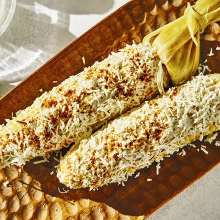 Maiskolben mit Feta Maiskolben mit Feta