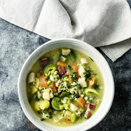 Graupeneintopf mit Wurzelgemüse Graupeneintopf mit Wurzelgemüse