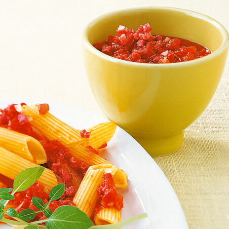 Tomaten-Speck-Sauce Tomaten-Speck-Sauce