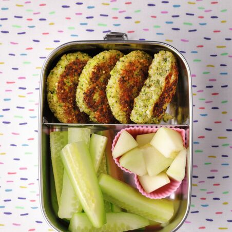 Quinoa-Brokkoli-Bratlinge Quinoa-Brokkoli-Bratlinge