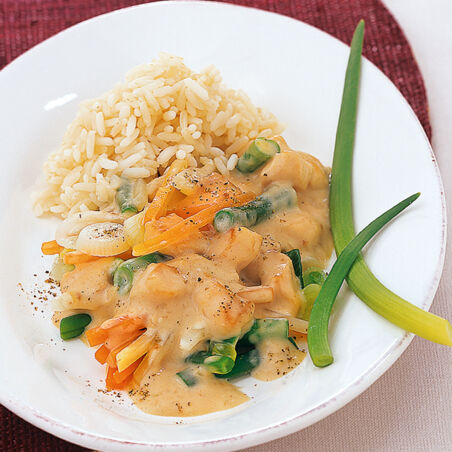 Blitz-Hühnerfrikassee Blitz-Hühnerfrikassee