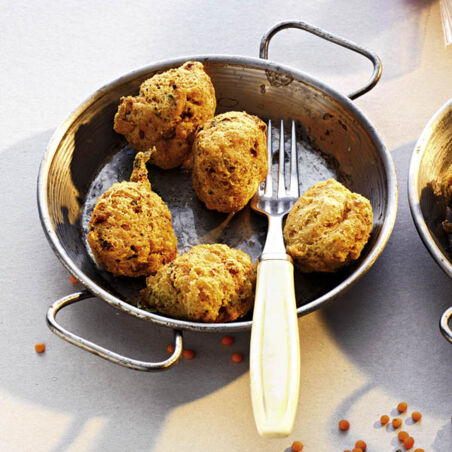 Rote-Linsen-Bällchen Rote-Linsen-Bällchen