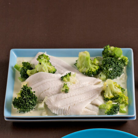 Scholle mit Brokkoli Scholle mit Brokkoli