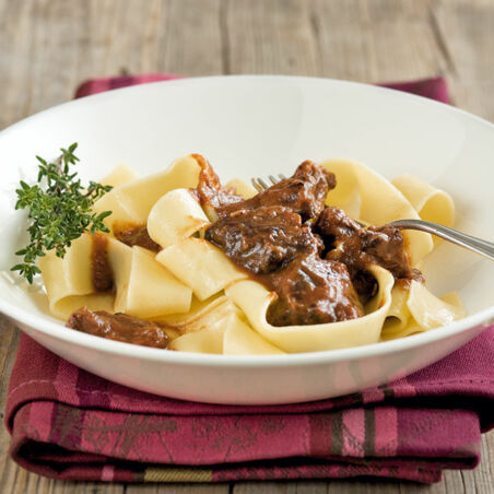 Geschmorter Ochsenschwanz Geschmorter Ochsenschwanz