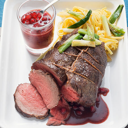 Chateaubriand mit Granatapfelsauce Chateaubriand mit Granatapfelsauce