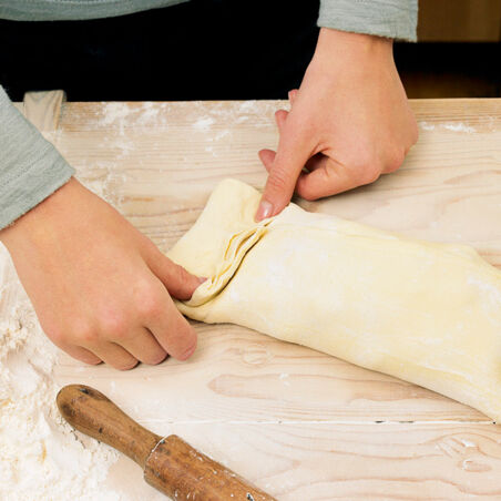 Apfelstrudel mit Vanillesauce Apfelstrudel mit Vanillesauce