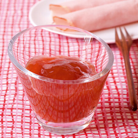 Wassermelonenkonfitüre mit Schokolade Wassermelonenkonfitüre mit Schokolade