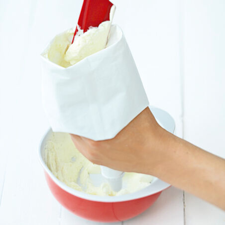 Mango-Cupcakes mit weißer Schokolade Mango-Cupcakes mit weißer Schokolade