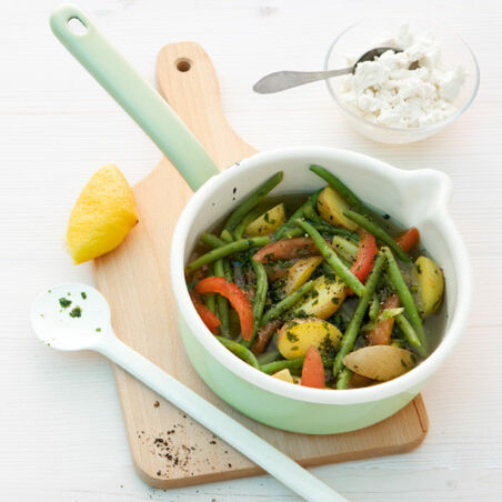 Grüner Bohnentopf Grüner Bohnentopf