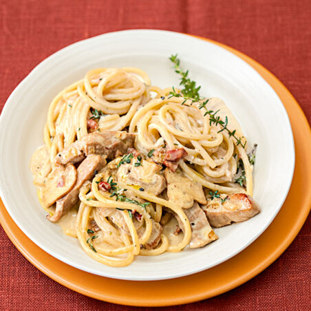 Spaghetti mit Filet Spaghetti mit Filet