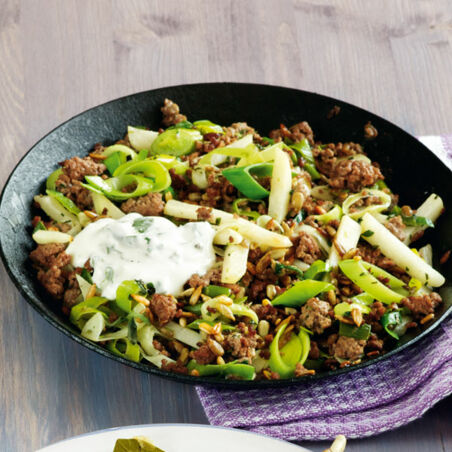 Kernige Hackfleisch-Pfanne Kernige Hackfleisch-Pfanne