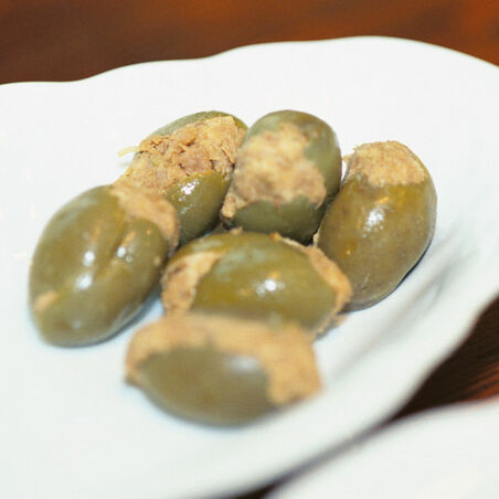 Gefüllte frittierte Oliven Gefüllte frittierte Oliven