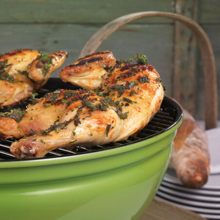Würzige Hähnchenhälften Würzige Hähnchenhälften