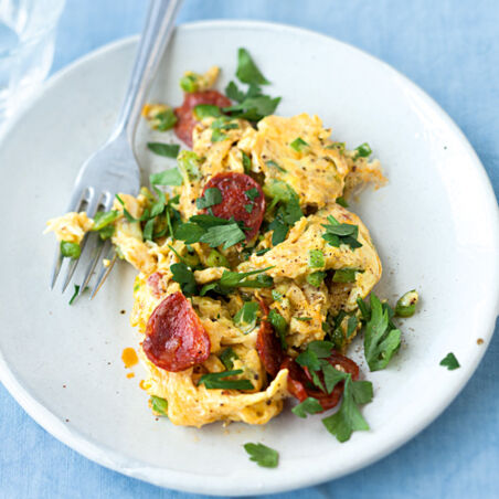 Spanisches Gemüserührei Spanisches Gemüserührei