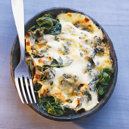 Überbackener Spinat Überbackener Spinat