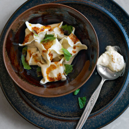 Manti mit Joghurtsauce Manti mit Joghurtsauce