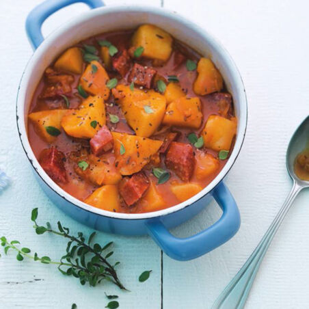 Kartoffel-Wurst-Gulasch Kartoffel-Wurst-Gulasch