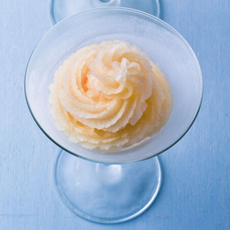 Holunderblütensorbet Holunderblütensorbet