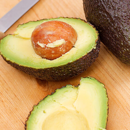 Grünspargel mit Avocado Grünspargel mit Avocado