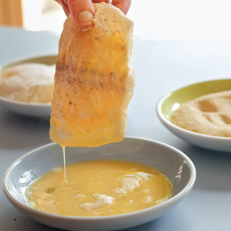 Backfisch mit Remouladensauce Backfisch mit Remouladensauce