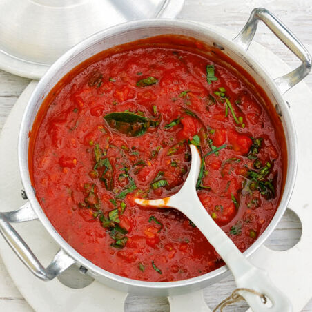 Warme Tomatensauce Warme Tomatensauce