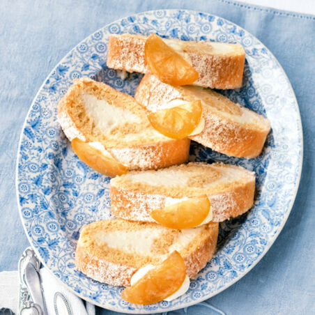 Zitronen-Biskuitrolle Zitronen-Biskuitrolle