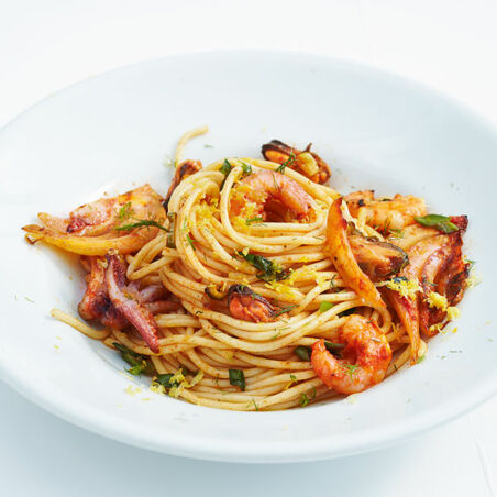 Spaghetti mit Meeresfrüchten Spaghetti mit Meeresfrüchten