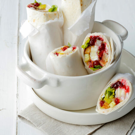 Camembert-Birnen-Wraps Camembert-Birnen-Wraps