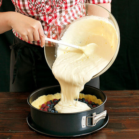 Käsekuchen mit Obst Käsekuchen mit Obst