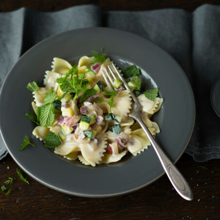 Zucchini-Ziegenkäse-Sauce Zucchini-Ziegenkäse-Sauce