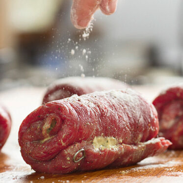 Geschmorte Rinderrouladen Geschmorte Rinderrouladen