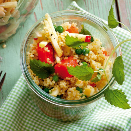 Zitronenfrischer Hirsesalat Zitronenfrischer Hirsesalat