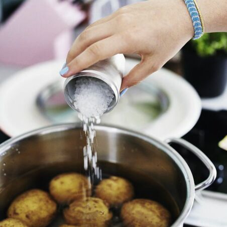 Kartoffel-klöße halb und halb Kartoffel-klöße halb und halb