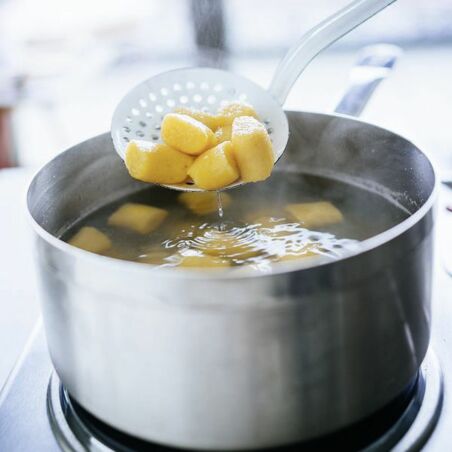 Mediterrane Gnocchi mit Maisgrieß Mediterrane Gnocchi mit Maisgrieß