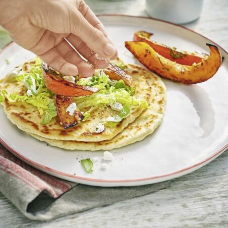 Piadine mit Grillkürbis Piadine mit Grillkürbis