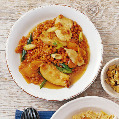 Hähnchen-Linsen-Pfanne Hähnchen-Linsen-Pfanne