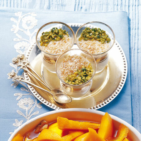 Mandelmilchdessert Mandelmilchdessert