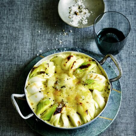 Kleine Lauch-Gratins Kleine Lauch-Gratins