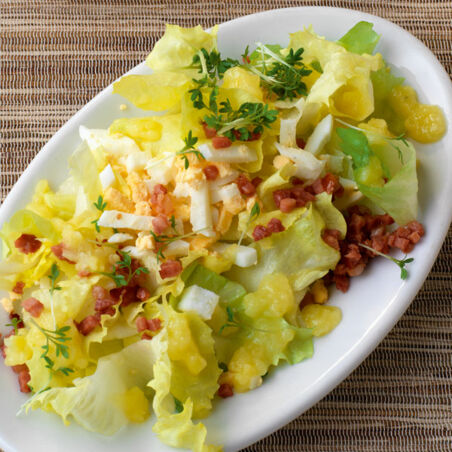 Endiviensalat mit Kartoffelvinaigrette Endiviensalat mit Kartoffelvinaigrette