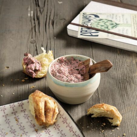 Falsche Leberwurst aus weißen Bohnen Falsche Leberwurst aus weißen Bohnen