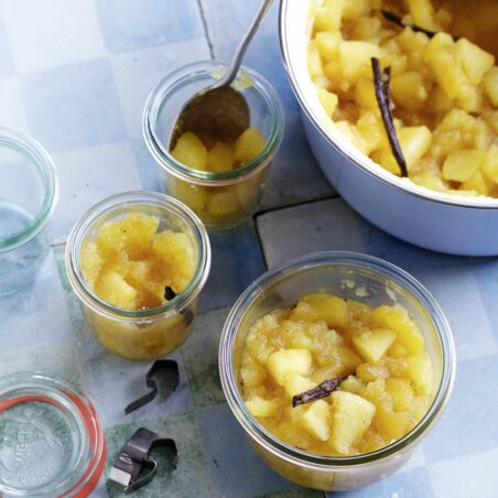 Karamellisiertes Apfelkompott Karamellisiertes Apfelkompott