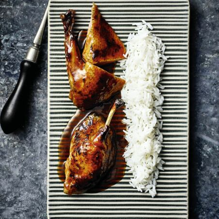 Wilde Pekingente mit Reis Wilde Pekingente mit Reis