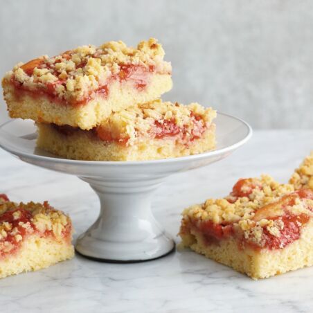 Erdbeer-Crumble-Kuchen Erdbeer-Crumble-Kuchen