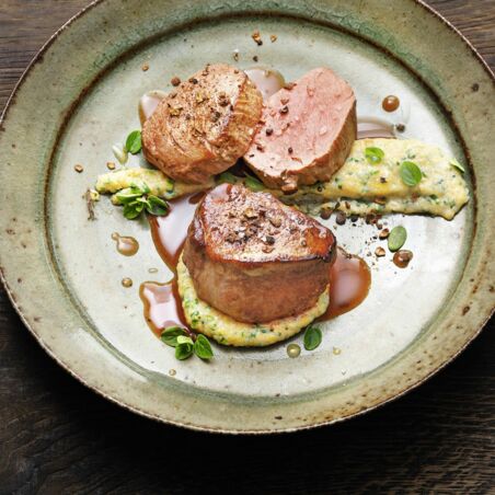 Festliche Rehsteaks Festliche Rehsteaks