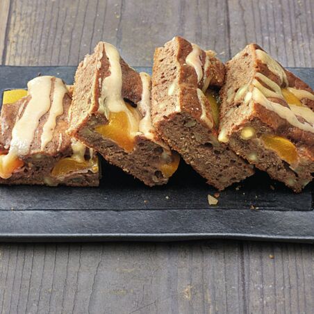 Aprikosen-Karamell-Schnitten Aprikosen-Karamell-Schnitten