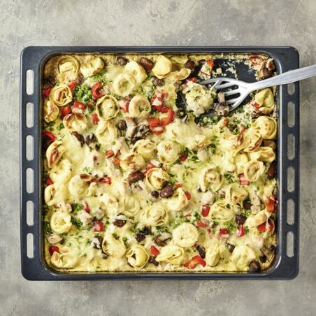 Tortelloni-Auflauf Tortelloni-Auflauf