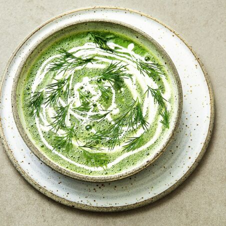 Kalte Gurkensuppe mit Apfelsaft Kalte Gurkensuppe mit Apfelsaft