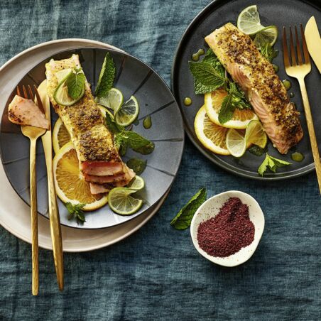 Lachs mit Sumach Lachs mit Sumach