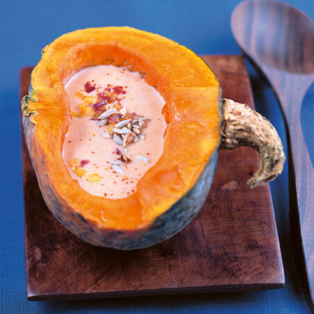 Fruchtige Kürbiscremesuppe Fruchtige Kürbiscremesuppe